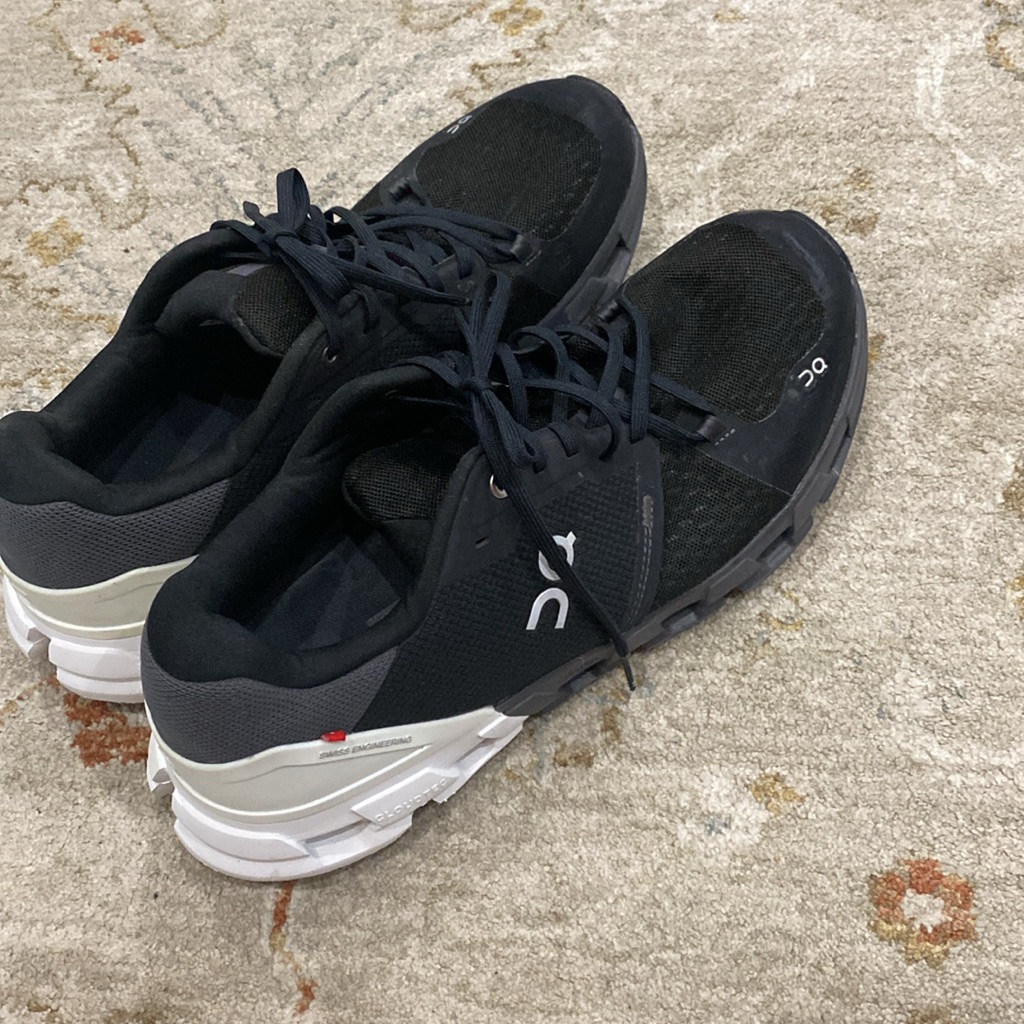 On Running Black And Gray Athletic Shoes